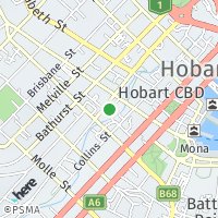 Hobart Office map