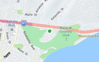 Map of 1121 Waieli St, Honolulu, HI 96822, USA