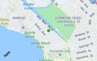 Map of 2452 Tusitala St. 1207, Honolulu, HI 96815, USA