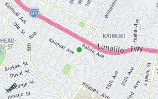 Map of 940  12th Ave. 1, Honolulu, HI 96816, USA
