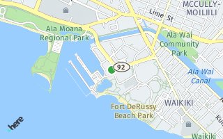 Map of 1777  Ala Moana Blvd 738, Honolulu, HI 96815, USA