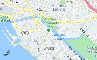 Map of 2029  Ala Wai Blvd 401, Honolulu, HI 96815, USA