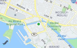 Map of 1717 Ala Wai Blvd 703, Honolulu, HI 96815, USA