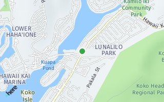Map of 580 Lunalilo Home Rd B-347, Honolulu, HI 96825, USA