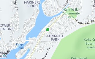 Map of Lunalilo Home Rd 6301, Honolulu, HI 96825, USA