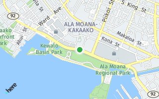 Map of Ala Moana Blvd A1604, Honolulu, HI 96815, USA