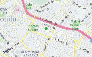 Map of 1096 S Beretania Street, Honolulu, HI 96814, USA