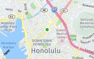 Map of 1200 Queen Emma St. 1609, Honolulu, HI 96813, USA