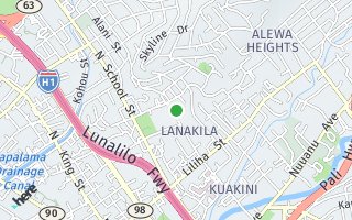 Map of 1747 Lanakila Ave # D1A, Honolulu, HI 96817, USA