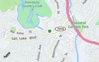 Map of 1031 Ala Napunani St 701, Honolulu, HI 96818, USA