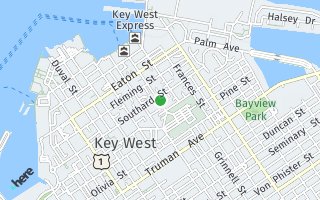 Map of 605 Margaret St, Key West, FL 33040, USA