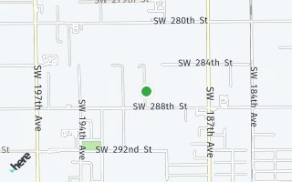 Map of 28645  SW 190th Ave, Homestead, FL 33030, USA