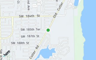 Map of OLD CUTLER RD, CORAL GABLES, FL 33143, USA