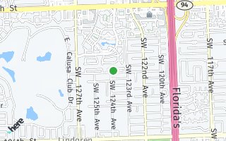 Map of 12380 SW 95th Ter #12380, Miami, FL 33186, USA