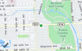 Map of 4000 Alhambra Cir, Coral Gables, FL 33146, USA