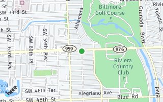 Map of 4000 Alhambra Circle, Coral Gables, FL 33146, USA