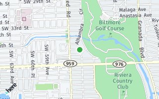 Map of 3705  Alhambra Circle, Coral Gables, FL 33134
