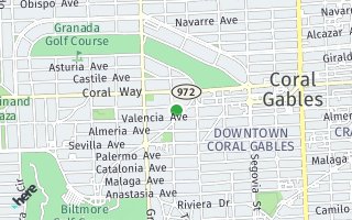 Map of 834 Andalusia Avenue, Coral Gables, FL 33134, USA