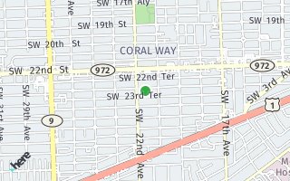 Map of 2158 SW 23 Street, Miami, FL 33145, USA