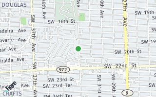 Map of 3201 SW 19 Terrace, Miami, FL 33145, USA