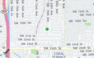 Map of 1810 SW 70th Ave #1810, Miami, FL 33155, USA