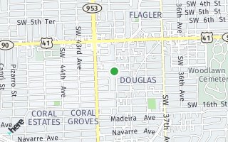 Map of 1100 Salzedo Street 1C, Coral Gables, FL 33134, USA