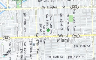 Map of 605 SW 64th Ct, Miami, FL 33144, USA