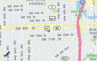 Map of 829 SW 9th Ave # 1, Miami, FL 33130, USA