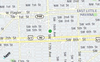 Map of 515 SW 17 Avenue, Miami, FL 33135, USA