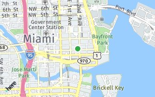 Map of 151 SE 1st St  3307, Miami, FL 33131, USA