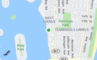 Map of 1100 West Ave 510, Miami Beach, FL 33139, USA