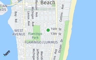 Map of 1358 PENNSYLVANIA AV # 206, Miami Beach, FL 33139, USA