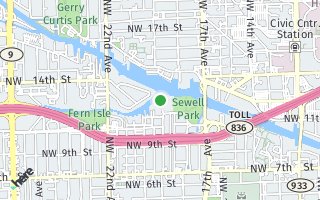 Map of 1901 NW S River Dr 28 C, Miami, FL 33125, USA
