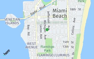 Map of 900 16th St # 102, MIAMI BEACH, FL 33139, USA
