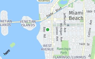 Map of 1614  West Avenue # 501, Miami Beach, FL 33139, USA
