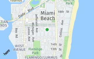 Map of 1604  Pennsylvania Ave  1, Miami Beach, FL 33139, USA