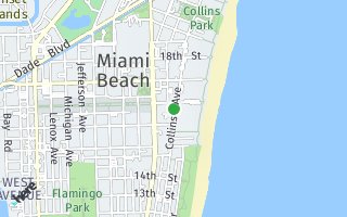 Map of 1500 Ocean Drive  1500 Ocean Drive, Miami Beach, FL 33139, USA