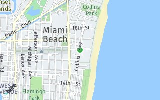 Map of 5875 Collins Avenue MEI Condominium, Miami Beach, FL 33140, USA