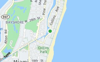 Map of 2555 Collins Ave #812, MIAMI BEACH, FL 33140, USA