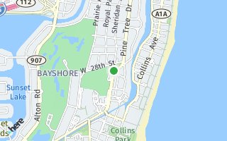 Map of PINETREE DR, MIAMI BEACH, FL 33140, USA
