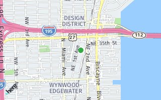 Map of 121 NE 34th St #3105, Miami, FL 33137, USA