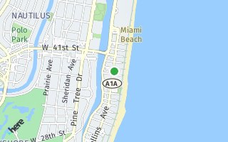 Map of MOSAIC  3801 COLLINS AV, Miami Beach, FL 33140, USA