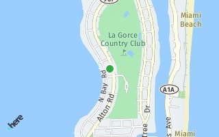 Map of 5424 Alton Road, Miami Beach, FL 33140, USA