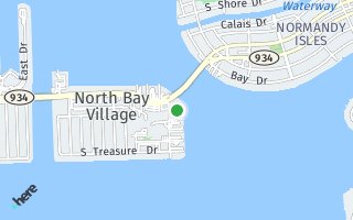 Map of 7601 E Treasure Dr #802, NORTH BAY VILLAGE, FL 33141, USA