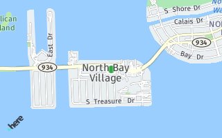 Map of 7901 Hispanola Avenue 1405, North Bay Village, FL 33141-4225, USA
