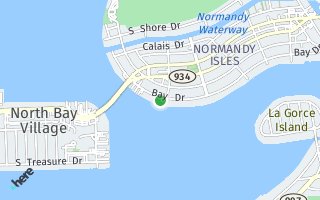 Map of 1920 Bay Drive, Miami Beach, FL 33141, USA
