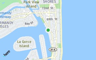 Map of 6770  Indian Creek Dr  10T, Miami Beach, FL 33141, USA