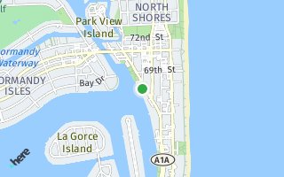 Map of 6820 Indian Creek Drive 3F, Miami Beach, FL 33141, USA