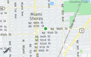 Map of 339 NE 96th Street, Miami Shores, FL 33138, USA
