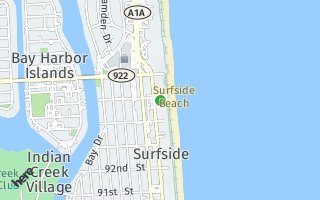 Map of 9499 Collins Ave # 611, SURFSIDE, FL 33154, USA